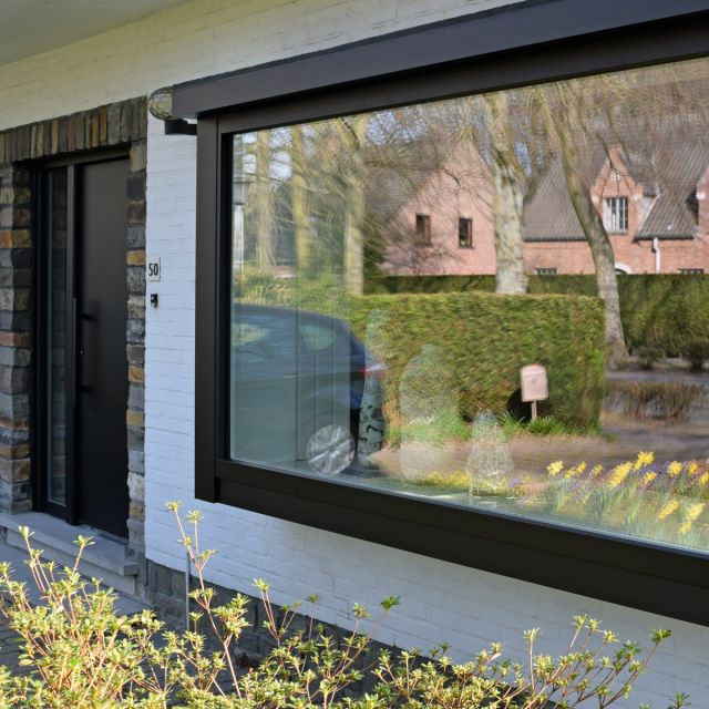 Ramen Deuren Pvc Aluminium Zwart Boechout 005