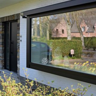 Ramen Deuren Pvc Aluminium Zwart Boechout 005