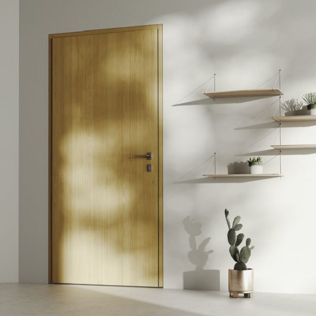 Voordeur Finstral Hout