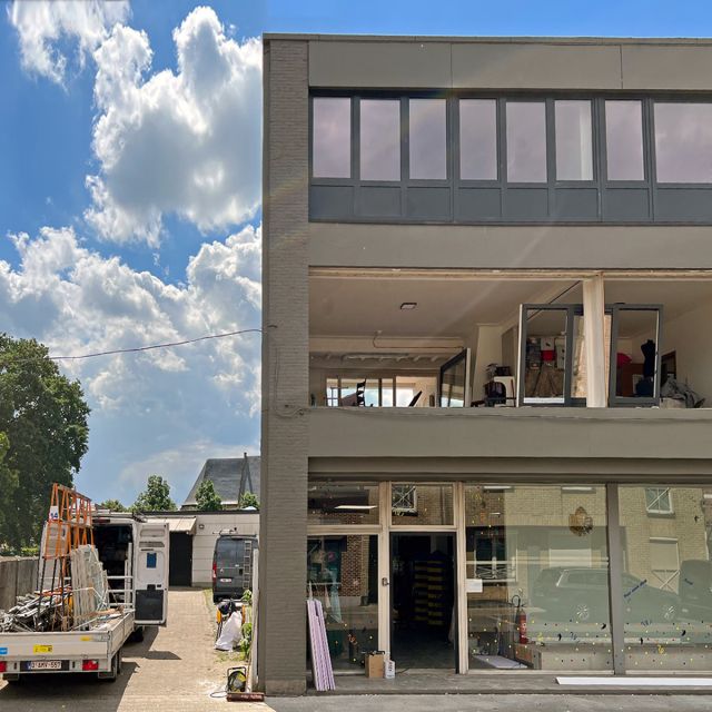 Finestra Ramen Pvc Antraciet Herenthout