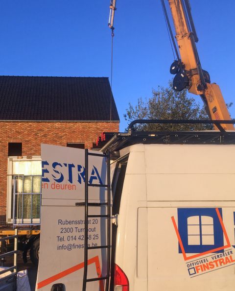 Finestra Ramen Pvc Aluminium Zwart Nieuwbouw Oud Turnhout 12