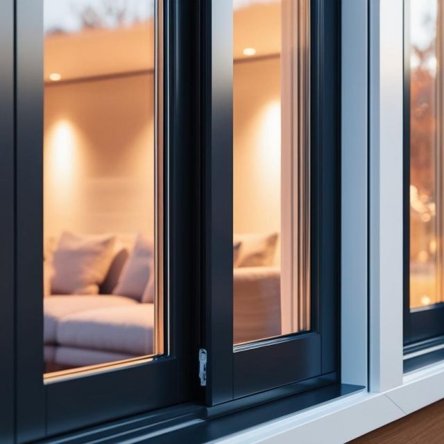 Modern Geisoleerd Raam