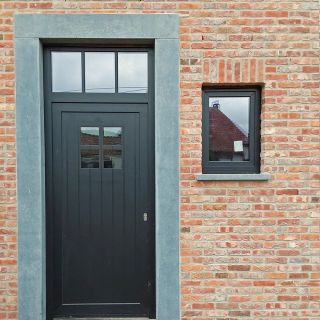 Voordeur Pvc Zwart Frager Vernissage So182 74410