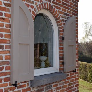 Ramen Blokkader Pvc Parelwit Wit Ral9001 Dessel