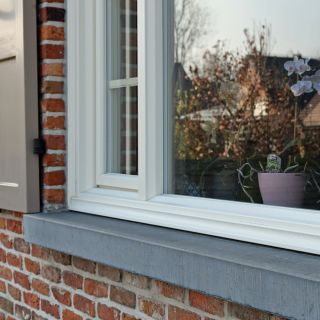 Ramen Blokkader Pvc Parelwit Wit Ral9001 Dessel 9