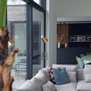 Aluminium Ramen Deuren Schuiframen Geel Ral9005 Zwart 10