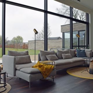 Aluminium Ramen Deuren Schuiframen Geel Ral9005 Zwart 02