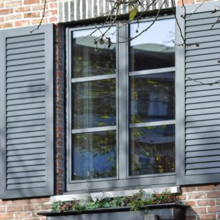 Finestra Aluminium Ramen Zwart Pvc Hout Hoboken 01